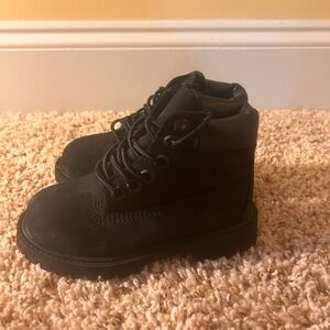 Toddler Boys Black Timberland Boots 8.5